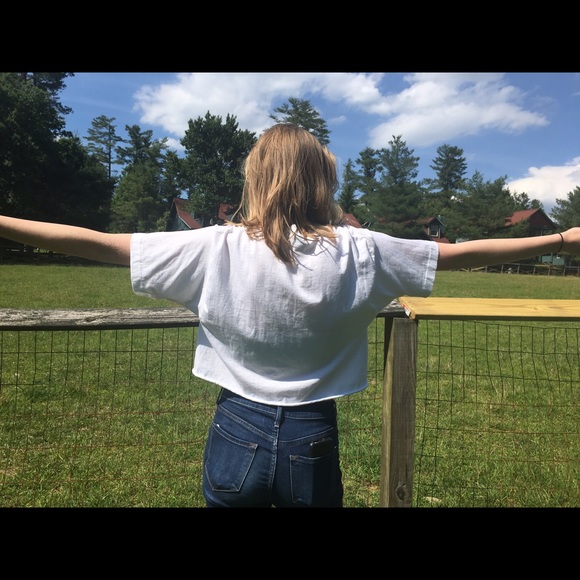 Vintage 90's Cropped Tee - Picture 2 of 4