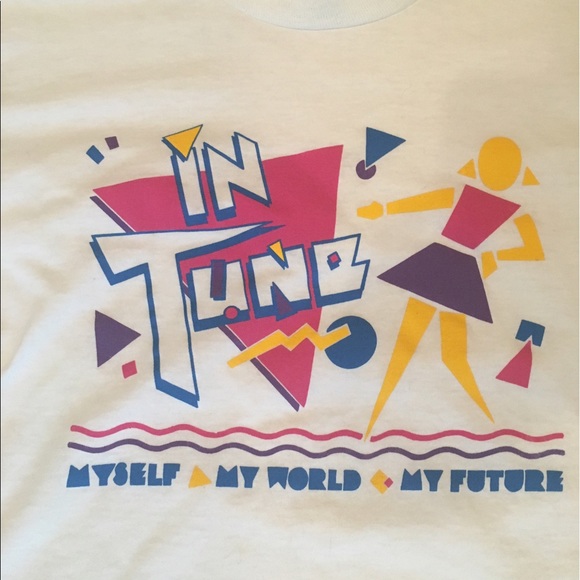 Vintage 90's Cropped Tee - Picture 4 of 4