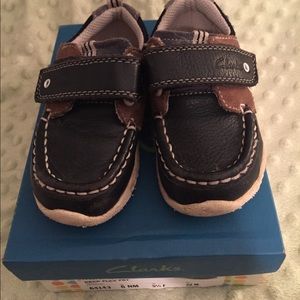 Clark boat shoes