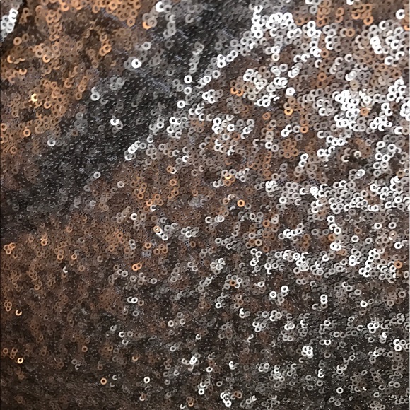 SOLEMIO LOS ANGELES SILVER SEQUIN DRESS - Picture 3 of 4