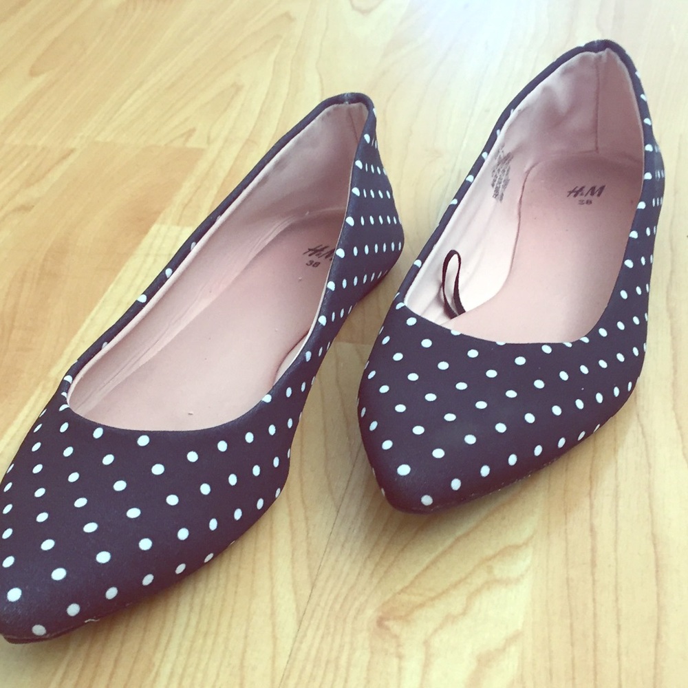 H&M polka dot slip one