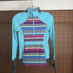 Ivivva half zip work out light weight sweatshirt.