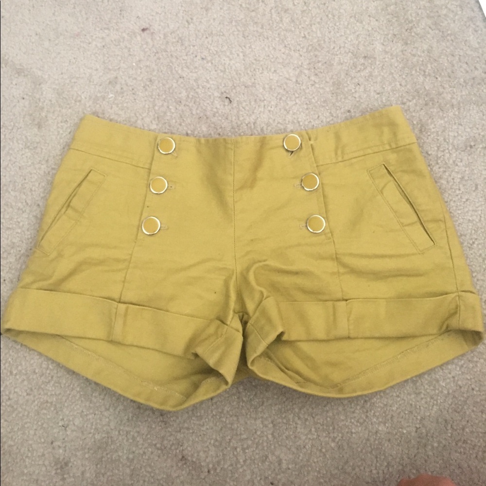 Vintage shorts with a mini corset in the back