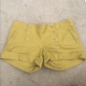 Vintage shorts with a mini corset in the back