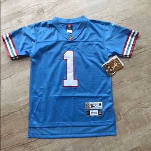 NWT Reebok Warren Moon #1 Throwback Youth Jersey