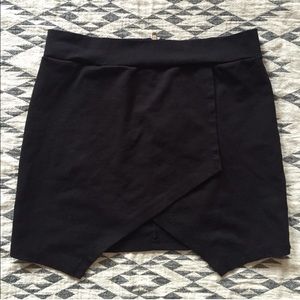 LNA Black Mini Skirt