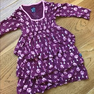 Kickee pants tiered dress tree 2T