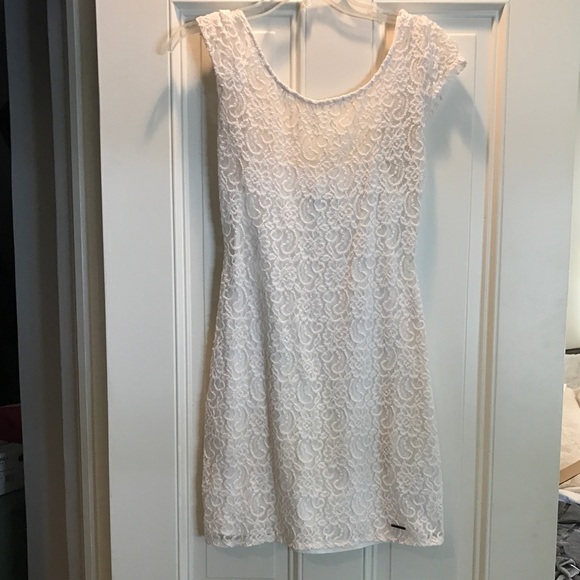 Abercrombie mini white lace dress!! - Picture 1 of 3