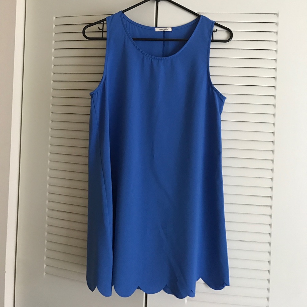 Blue tunic tank