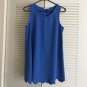 Blue tunic tank