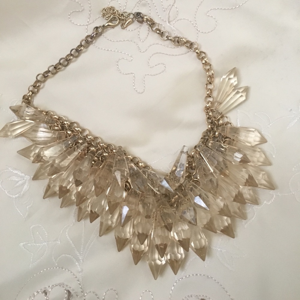 Crystal Jem Chunky Necklace
