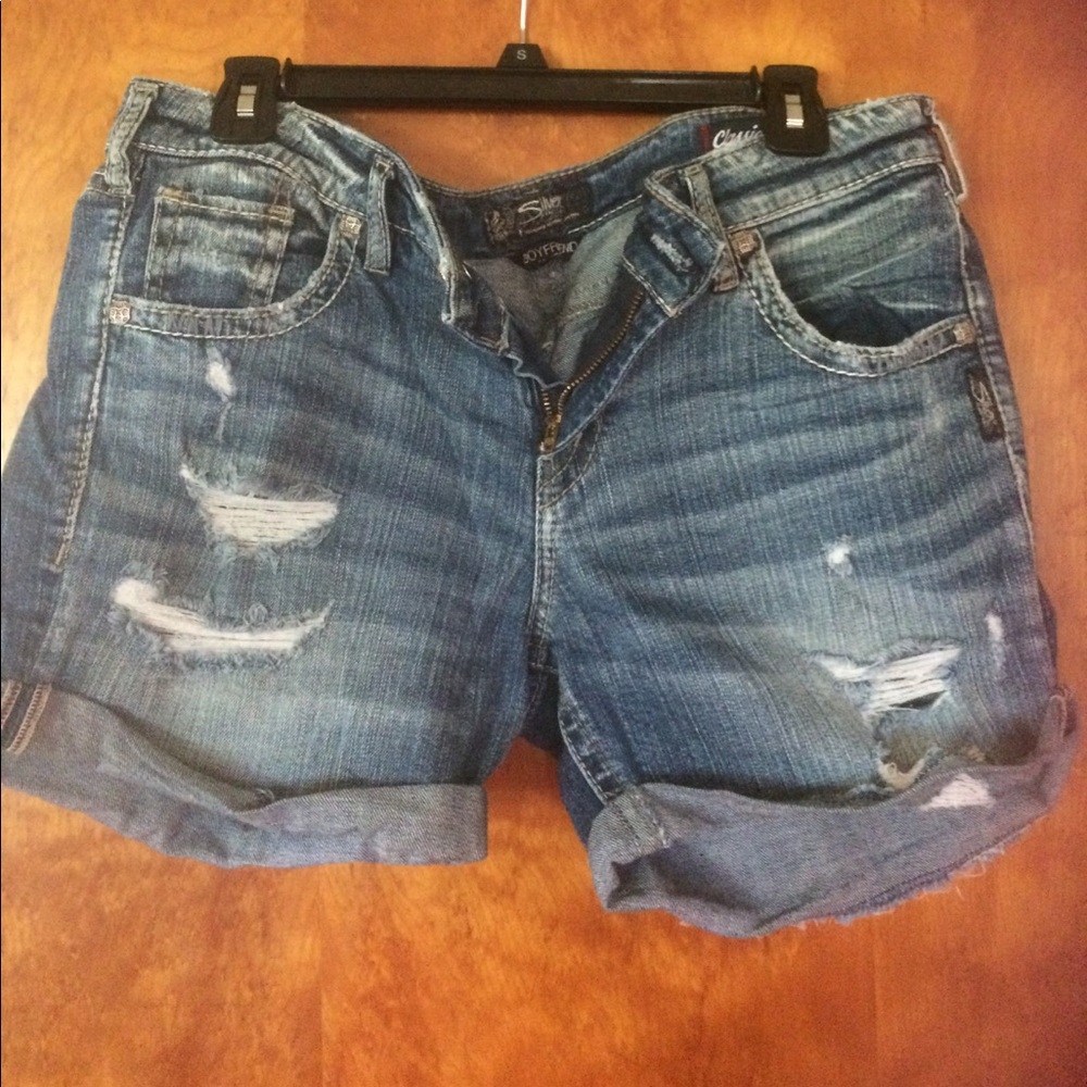 Silver jean shorts size 31 waist