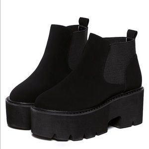 Chunky Platform Chelsea Shoes