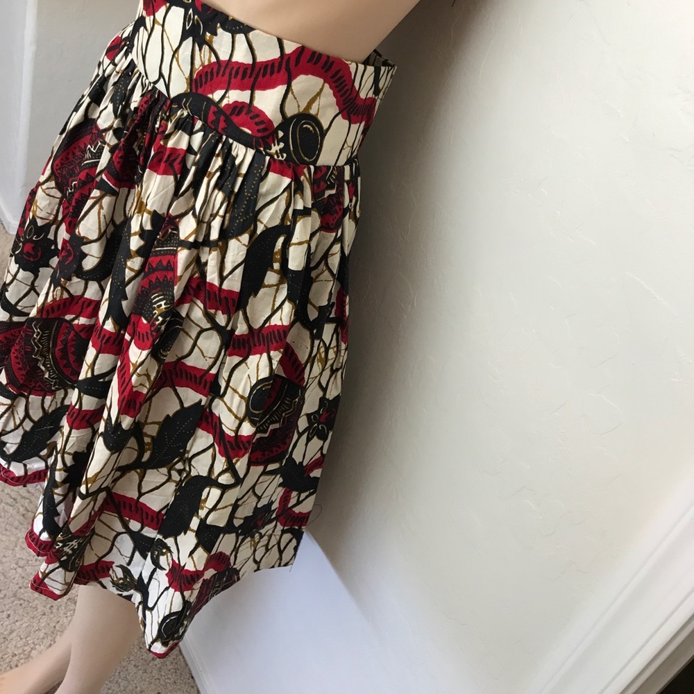 African print high waist skirt - Picture 3 of 6