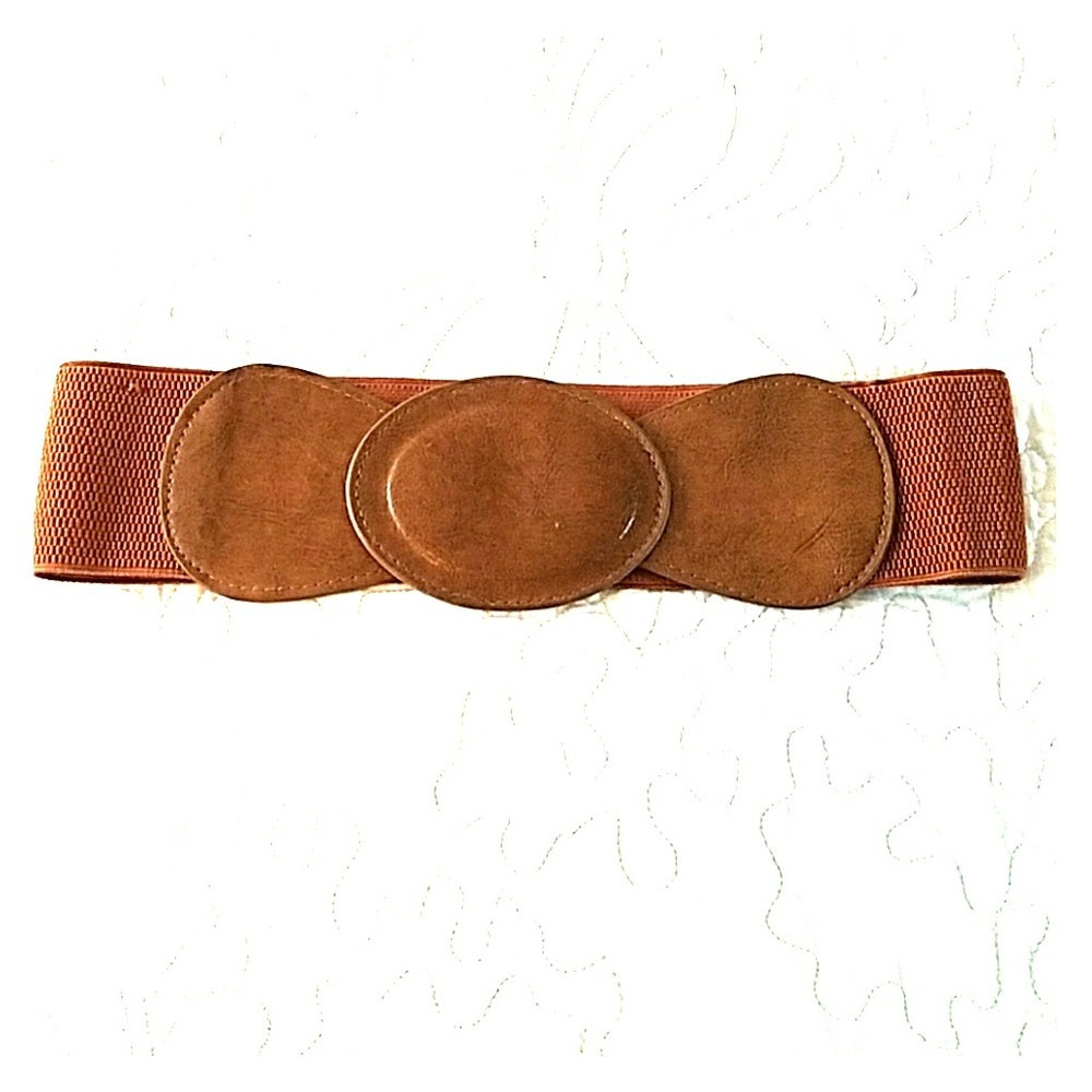 Tan wide belt