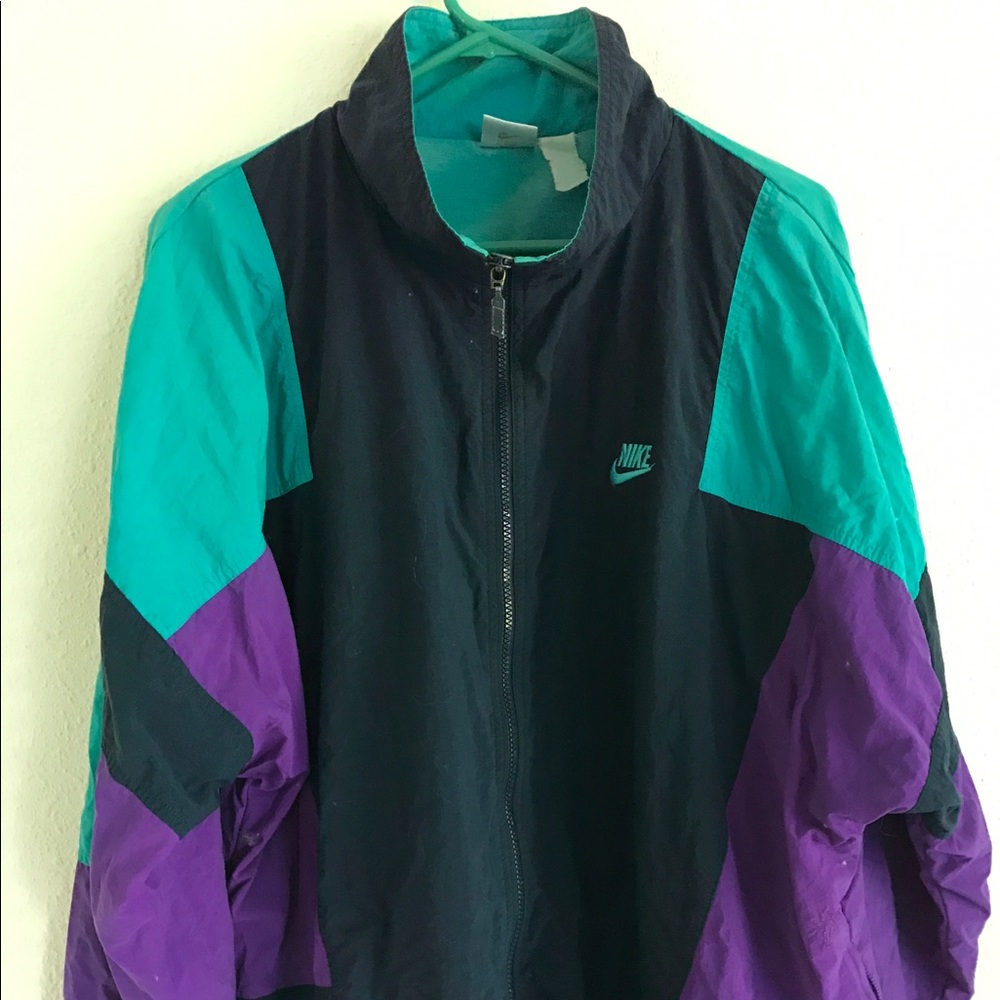 80s 90s vintage Nike windbreaker jacket