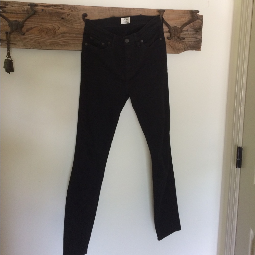 J Crew Lookout High Rise Skinny, black