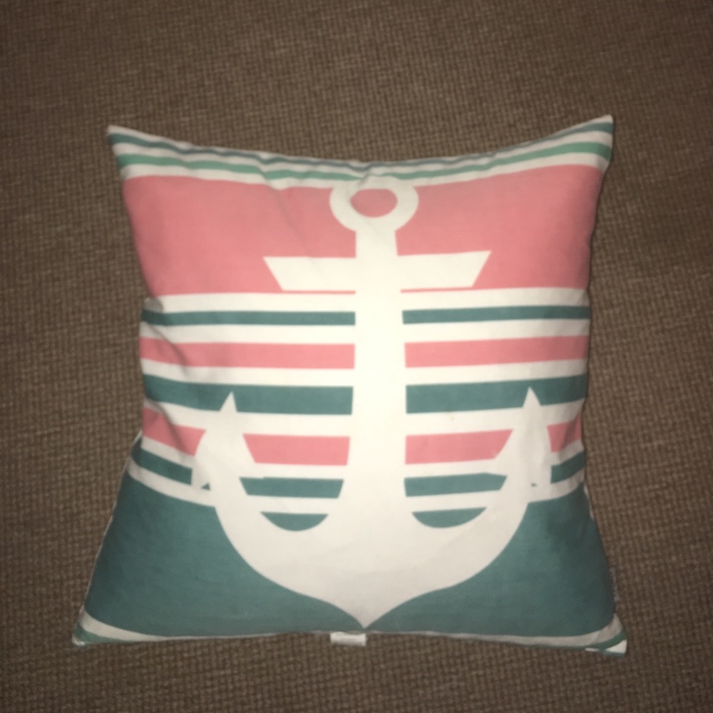Anchor Decor Throw Pillow