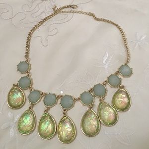 Iridescent Mint Necklace