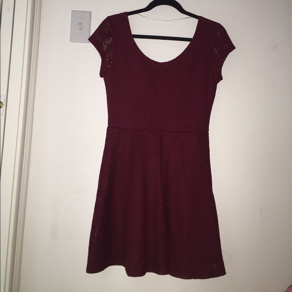 Maroon dress