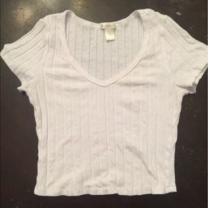 White Crop Top