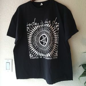 🔥MENS TEMPLE OF THE MORNING STAR BAND TEE SIZE XL