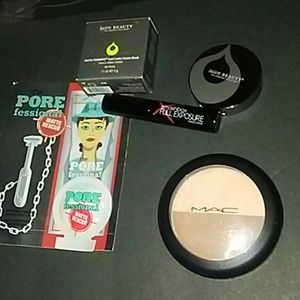 1.Mac sculpt. #2Blush #3Smashbox#4Pore