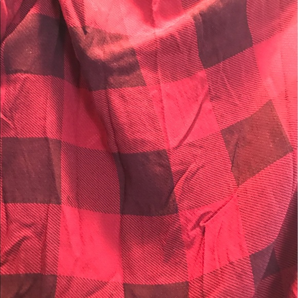 Red  Flannel dress - Picture 3 of 3