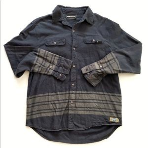 The Hundreds Slate Blue Button Up Shirt - XL