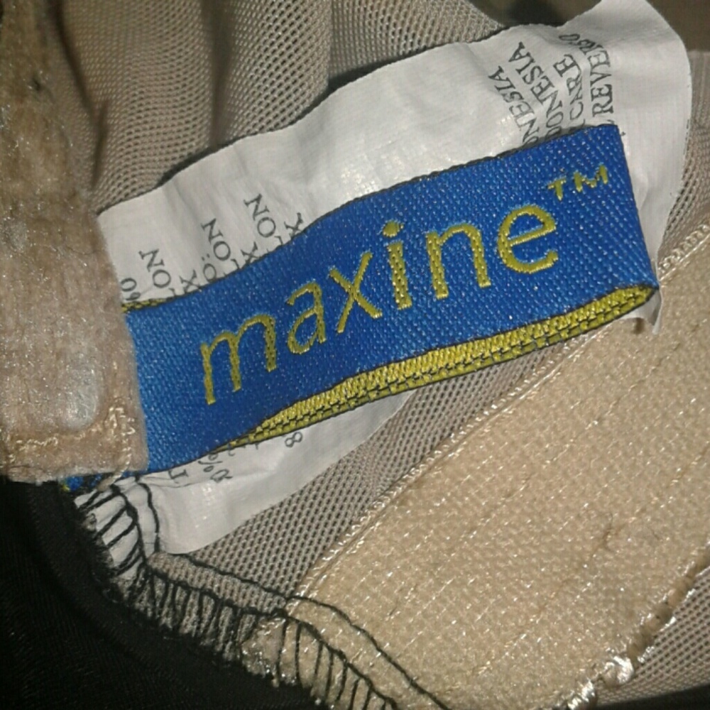 VINTAGE MAXINE BLACK ONE PIECE SWIMSUIT - Picture 4 of 5