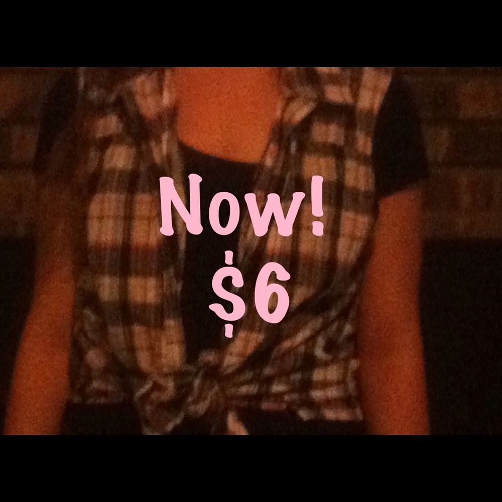 Super cute, stylish girls flannel outer vest