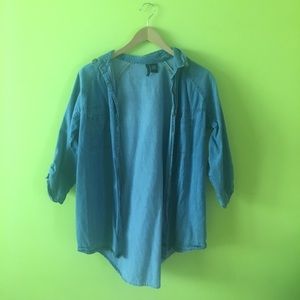 Fire Los Angeles Denim Button up Shirt