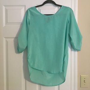 Aqua shirt