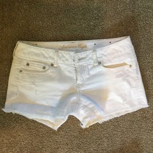 American Eagle White Shorts
