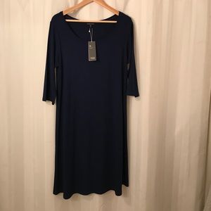 Eileen Fisher scoop neck dress