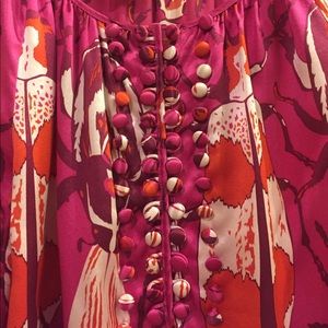 Beautiful Tori Burch Silk Blouse