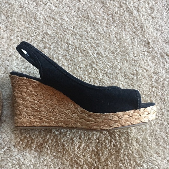 Wedges, Black Fabric Dreamer Y2K - Picture 2 of 6