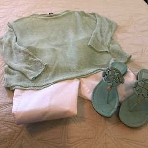 Eileen Fisher Linen Tape Sweater- Petite Large-NWT