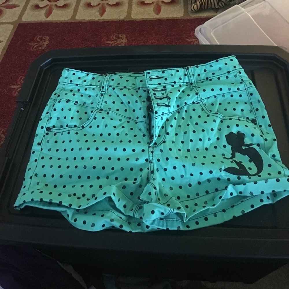 Little Mermaid Denim Shorts