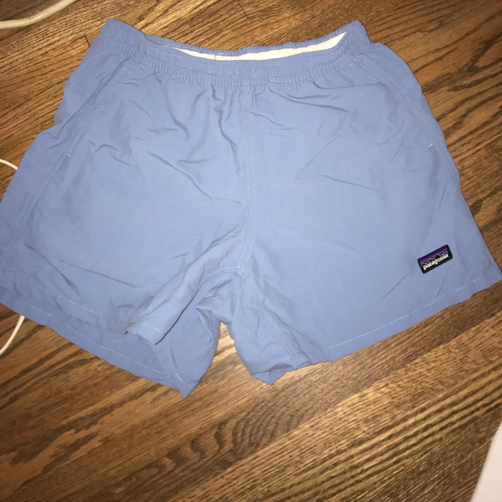 Blue Patagonia women's shorts