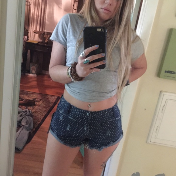 NWT One Teaspoon Denim Polka Sailors - Picture 4 of 6