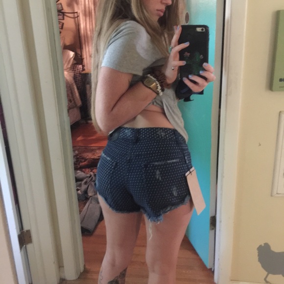 NWT One Teaspoon Denim Polka Sailors - Picture 5 of 6