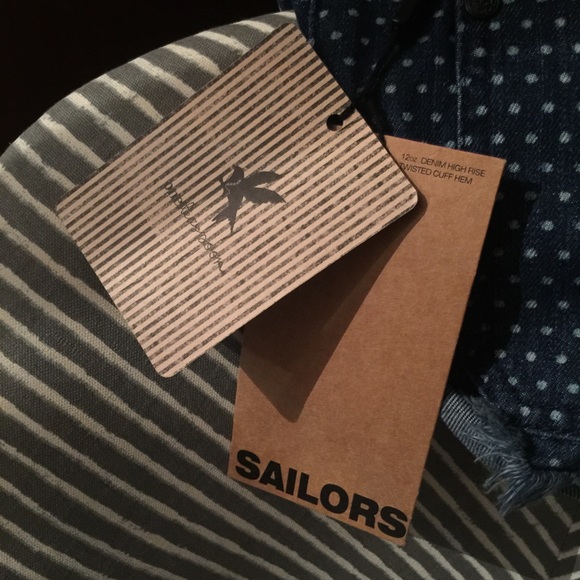 NWT One Teaspoon Denim Polka Sailors - Picture 6 of 6