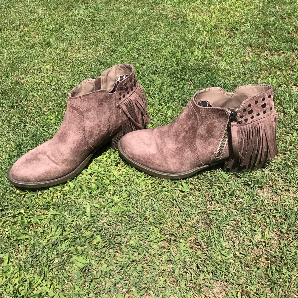 O'Neill fringe ankle bootie