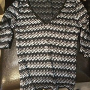 Black and gray shirt