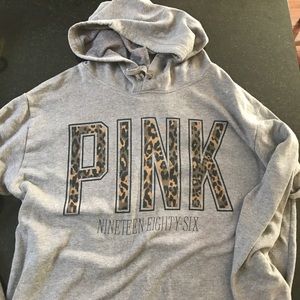 Victoria's Secret PINK grey hoodie