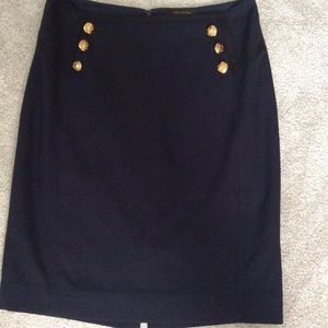 The Limited Navy sailor pencil skirt 6