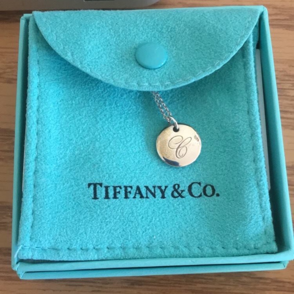 Tiffany & Co. "C" Monogram Round Pendant