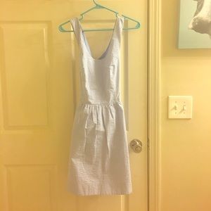 Criss Crossed Vineyard Vines Seersucker Dress
