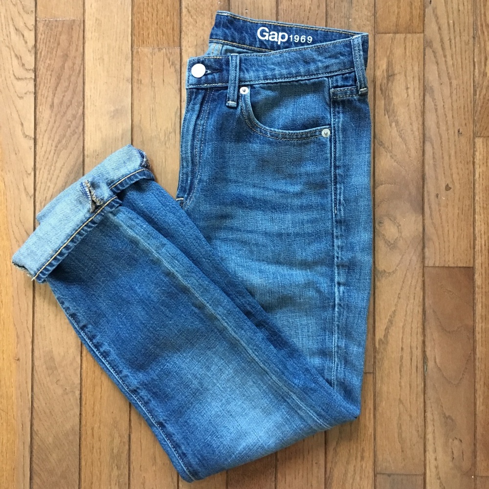 GAP High-waisted Cropped Jeans